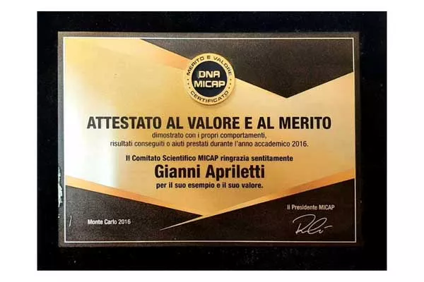GIANNI APRILETTI COACH E MOTIVATORE - MICAP